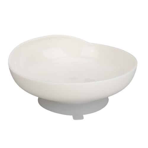 Saluaqui High Low Adaptive Bowl, Spill Proof Scoop Plate, Reduced Spillage, Easy Food Scooping, Anti Skid Base, for People with Special Needs