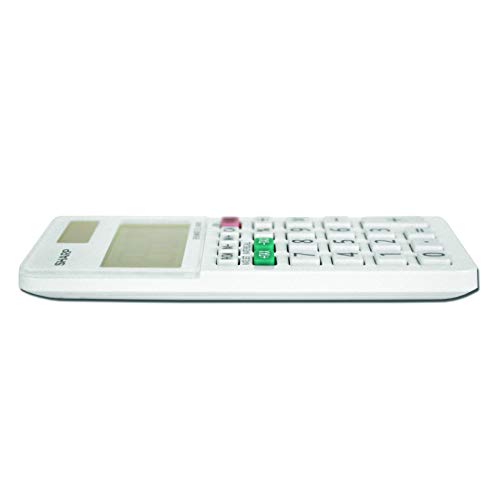 Sharp El-244Wb Business Calculator, White 2.125, 2.38 X 4.06 X 0.31 Inches #TOP2