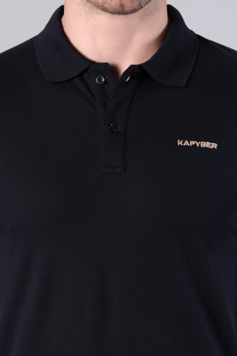 Image of Classic Polo | Comfortable Rich Cotton Blend, Band Collar, Regular Fit | Stylish & Premium All Day Wear
