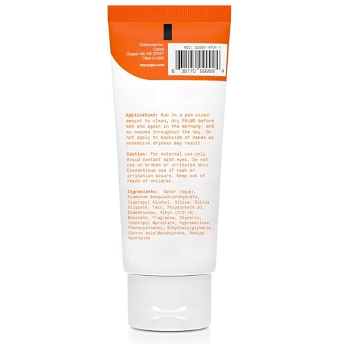 Image of Carpe Sweat Absorbing Hand Lotion (Pack of 2) A dermatologist-recommended smooth lotion that helps stop hand sweat, great for hyperhidrosis or excessive sweat (Warm Vanilla)