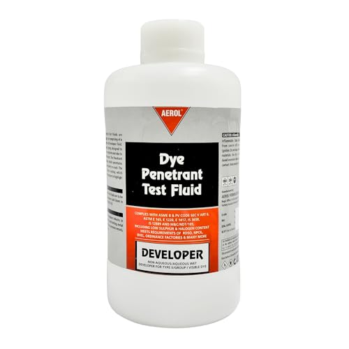 Image of Aerol Dye Penetrant Test (DPT) Developer Fluid (1 Litre) | Non Aqueous Wet Developer for Flaw Detection | CFC Free Non Corrosive Inspection Fluid