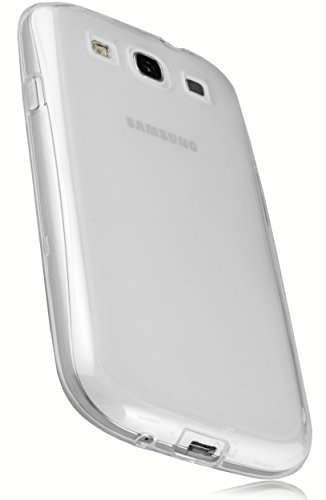 Mumbi   Carcasa de silicona y TPU para Samsung Galaxy S3, color blanco transparente