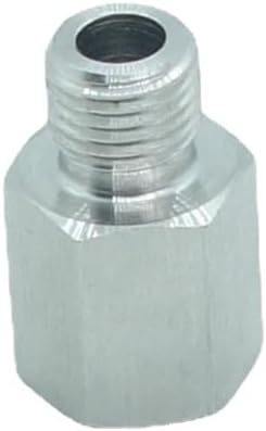 2 Pcs 1/4" NPT Pipe Female X M12X1.25 Male Metric Adapter Fitting Oil Fuel Air Stainless Steel 304