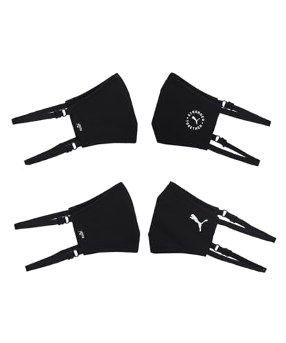 Image of Puma Polyester Unisex Adults Headband Reusable Face Mask (Black, Medium, 5420201)