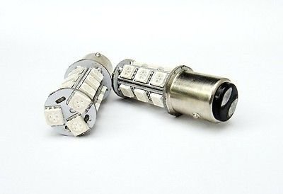 Ledin 2X Red 1157 High Power 18 Smd Led Tail Light Bulbs Bay15D 7528 2357 #TOP1