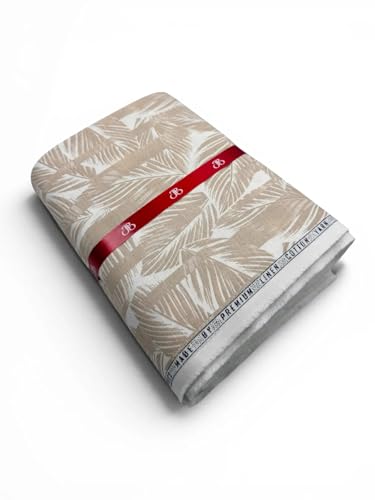 Image of JHABAK'S Unstitched 100% Pure Cotton Shirt Fabric for Men - Shirt Fabric & Kurta Material