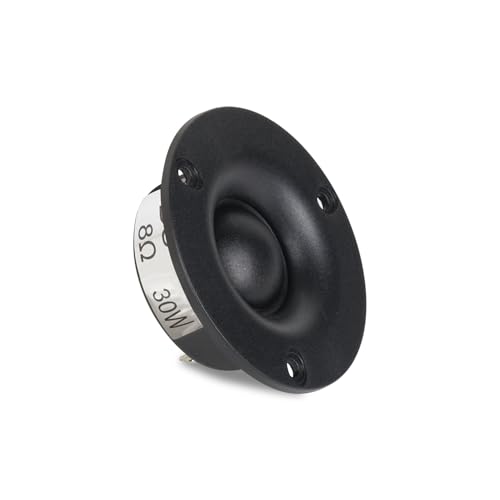 Image of Black Silk Dome Tweeter 2.75 Inch 8 Ohms Neo Magnet 30W HiFi Tweeters for Bookshelf, Tower and Center Speakers, Hi-Fi Systems (2 Pcs)