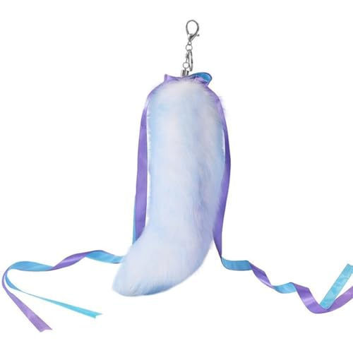 Porte-clés queue de renard pour femme une idée cadeau originale et tendance pour vos amies