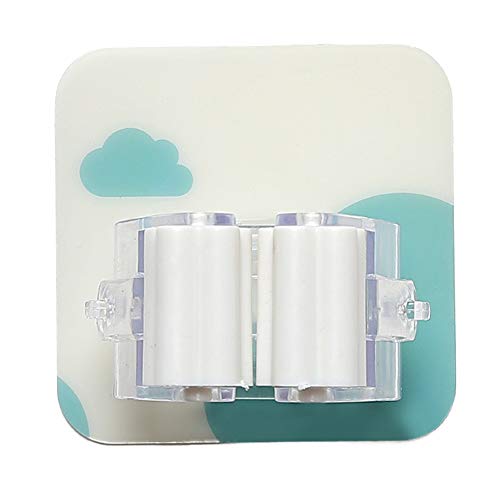 Delleu Wall Mounted Mop Storage Rack Mop and Broom Holder Gripper Holds