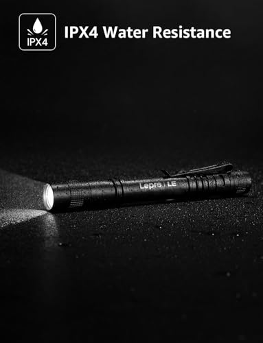 LE LED Pen Flashlights, Lightweight, Mini, Waterproof Pocket Flashlight with Clip, 2 Pack Small Flashlights for Inspection, Work, Emergency - Image 5