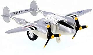 Jack Royal Die-Cast Metal World War II Fighter Aircraft Vehicle Pull Back (USA Airforce P-508 & P-38) (Color May Vary)