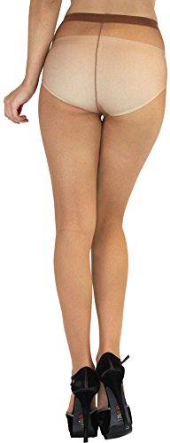 Image of ToBeInStyle Women's Control Top Sheer Footed Pantyhose Hosiery Tights Stockings