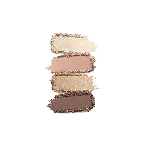 KIKO Milano Bright Quartet Eyeshadow Palette 01 | Palette With Four Baked Eyeshadows For Wet And Dry Use - Image 3
