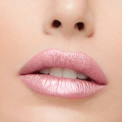 Nuest Diamond Shine Metallic Sparkle Lip Color With Vitamin E Cosmetics, Easy Application, High Pigment Full Coverage In 8 Glittery Shades, Cruelty Free, Vegan (Pink Pearl) #TOP1