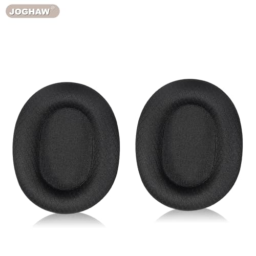 Repuestos Almohadillas para Auriculares Sony WH-1000xm5, Espuma con Memoria Suave y Malla Transpirable, Negro miniatura 2