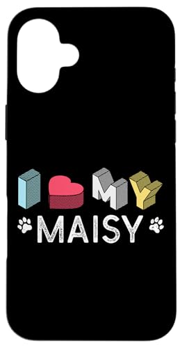 Maisy �p�[�\�i���C�Y �h�b�O�l�[�� Maisy Pet Lover �X�}�z�P�[�X iPhone 16 Plus �p