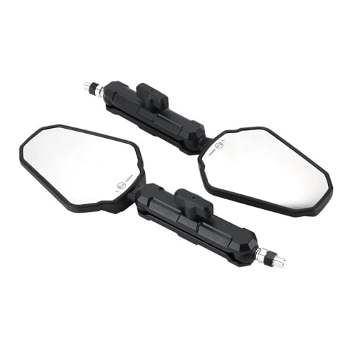 Retrovisores universales para moto con perno M8 M10 y espejo manillar 360°