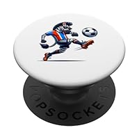 Zebra Soccer Ball Boys Kids PopSockets Adhesive PopGrip