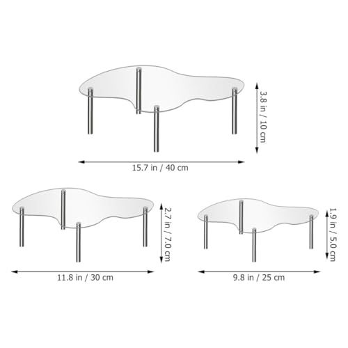 Présentoir à gâteaux acrylique pour optimiser un buffet de fête encombré