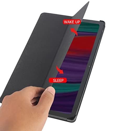 Case for CHUWI Hipad XPro Tablet 10.51", PU Leather Slim Multi-Viewing Angles Stand Folio Cover with Auto Wake/Sleep Function Hard Back Shell for CHUWI HiPad XPro Tablet 10.51 Inch (Black)