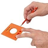 6-in-1 Multifunctional Ruler - Carpenter Measuring Tool For Parallel Lines, Angles, Offsets & Marking | - Durable Rulêr For Woodworking, DIY, Trimming & Construction Projects