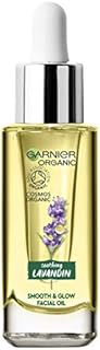Garnier Organic Soothing Lavandin Glow Facial Oil for Healthy Smooth and Glowing Skin, 30ml