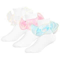 White/Pink/Blue-3 Pairs