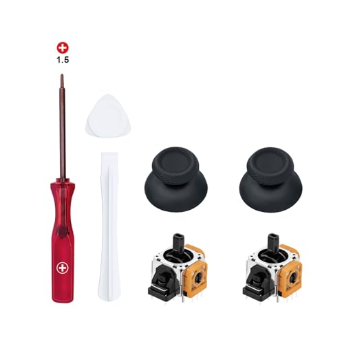 Wigearss Joystick Analog Stick Ersatz und Reparatur Werkzeuge Kit für PS5 Controller