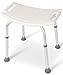 Produktbild Dunimed Duschhocker - Höhenverstellbar Duschstuhl 39-52cm - Anti-Rutsch Duschsitz - Duschhilfe - Badsitz (Ohne Rückenlehne)
