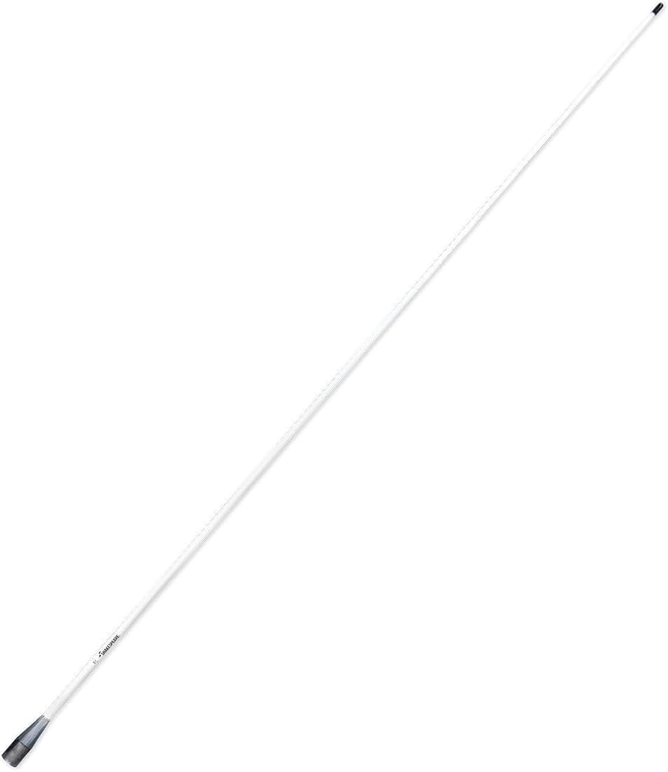 Shakespeare 396-1 5-Foot 50 Watts 3dB Gain VHF Antenna with 15' RG58 Coax Cable and Pl259 Connector, Designed to Reduce Signal Fading in Rough Seas Using Brass and Copper Elements