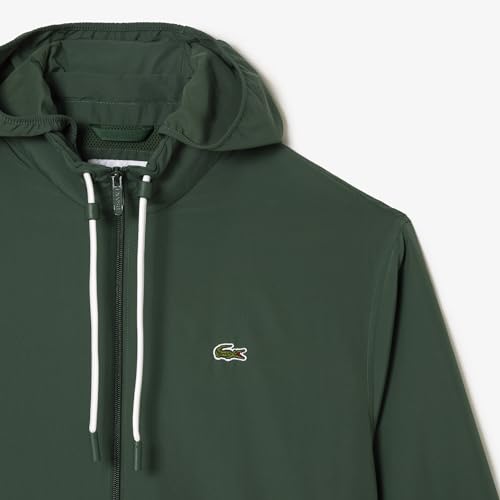 Image of Lacoste Men's Sportsuit Jacket With Removable Hood