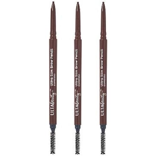 Ulta Beauty 3 Pack Ultra Slim Brow Pencil. Espresso. Size 0.003 oz