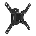 Mount-It! TV Wall Mount for Small to Mid Size TVs, Fits 32 to 50 Inch Screens, 75 100 200 mm VESA Compatible, Low-Profile Slim Design with Tilting and Swivel Motion, 44lb Capacity