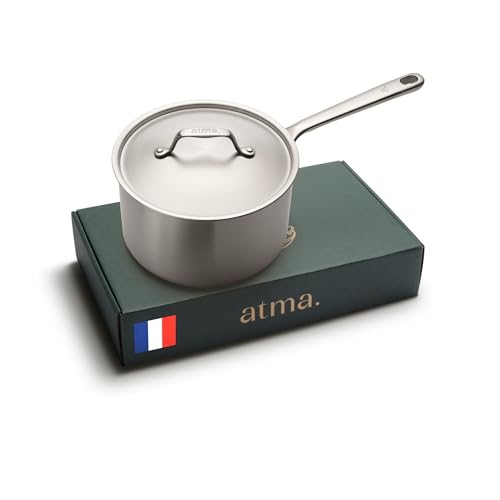 Atma Casserole Inox 18/10-20 cm - Avec Couvercle - Compatible Induction