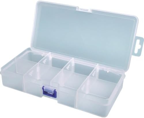 Ringstar PC-211 Pocket Case, Clear, L 8.3 x W 4.3 x H 1.5 inches (210 x 110 x 38 mm), Includes 5 Dividers