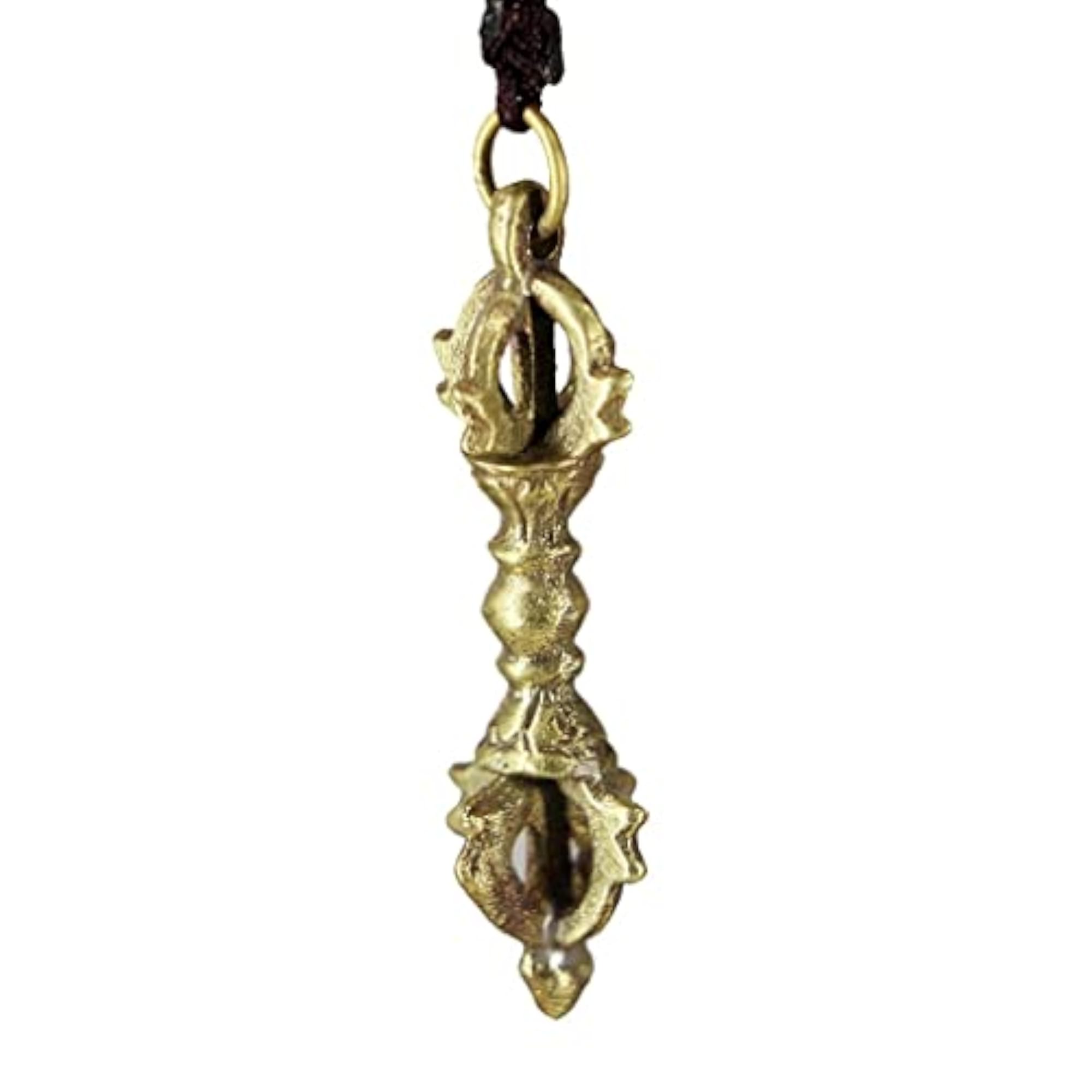 Tibet Buddhism Pure Copper Vajra Pestle Pendant Amulet