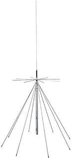 D130NJ Diamond 25~1300 MHz Super Discone Antenna. Power Rating 144 MHz Up: 200 Watts. 6M: 20 Watts FM, 50 Watts PEP N Connector. Length 5.6'. Gain: 2 (Nominal)