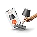 Produktbild SIGOR Nuindie 2.0 mini - Dimmbare kleine LED Akku-Tischlampe Indoor & Outdoor, IP54 spritzwassergeschützt, Höhe 25 cm, aufladbar mit USB-C, 12 h Leuchtdauer, graphitgrau