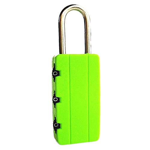 Preisvergleich Produktbild Aisoway Anti-Diebstahl-Rucksack Kleines Vorhängeschloss rücksetzbaren 3-stellige Kombination Koffer Passwort Code Lock Grün