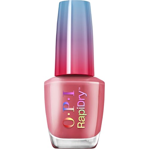 OPI RapiDry™   Esmalte de uñas secado rápido   Sin Imperfecciones ni Marcas   Esmalte Vegano   Dry and Dash   Esmalte de Uñas Rojo (9ml)