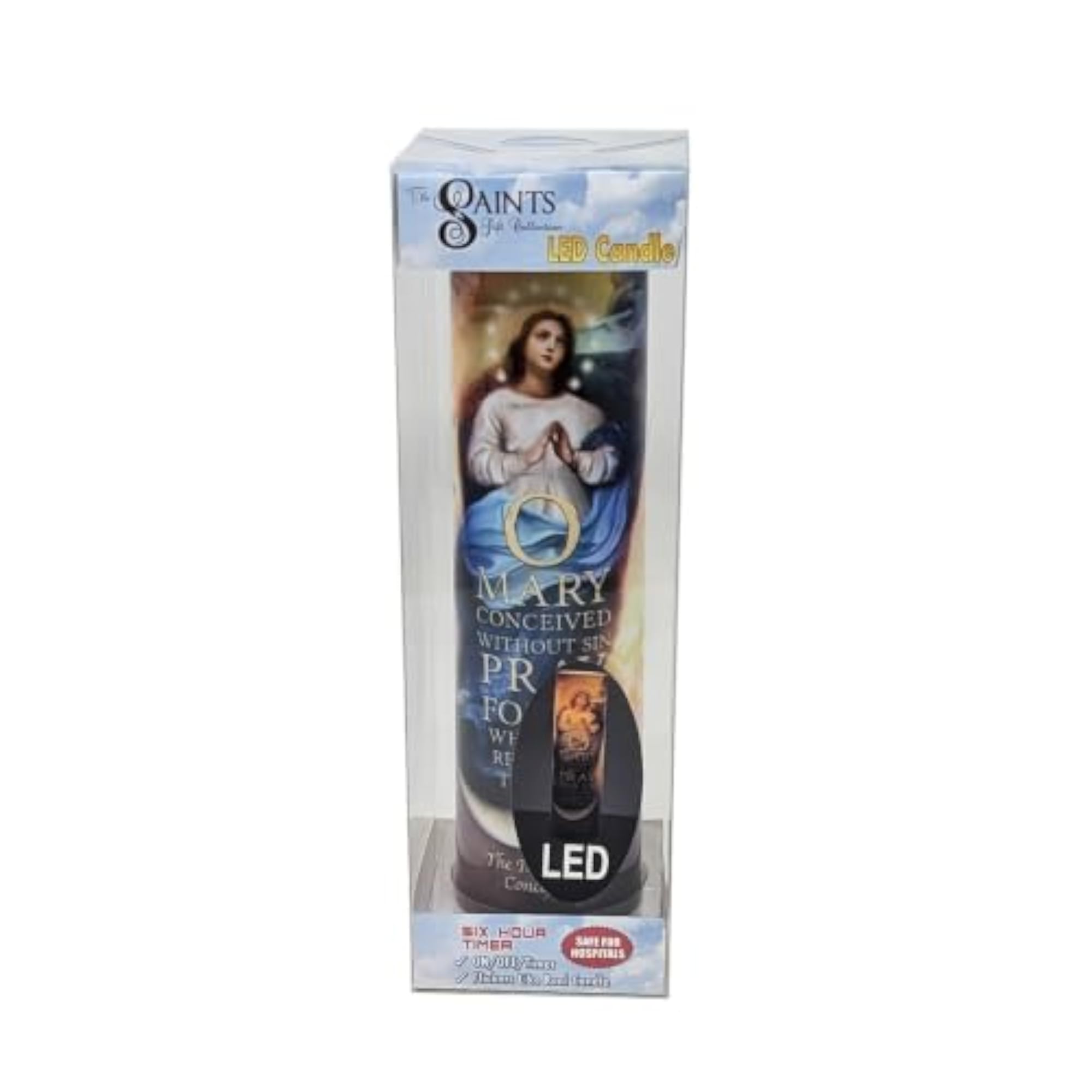 LED Prayer Candle, Undoer of Knots, Devotional Gift