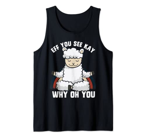 Lama EFF Vedi Kay Why Oh You camicia Yoga Vintage 2021 Canotta