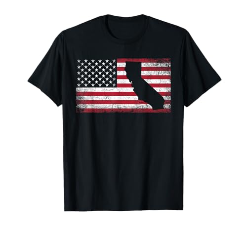 California 4th of July American Flag - Patriotic M