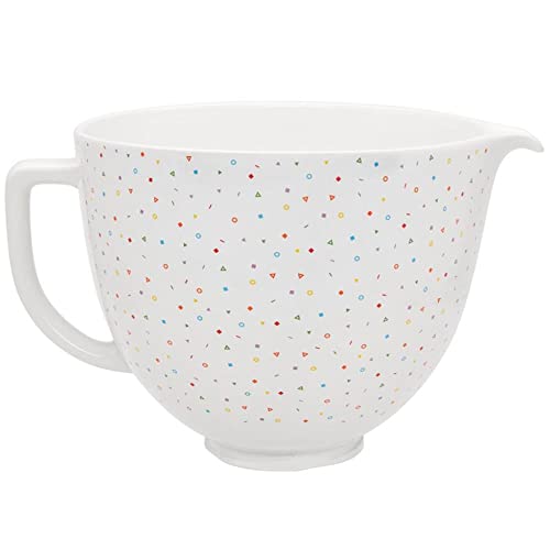 KitchenAid 4.8L Ceramic Bowl Confetti Sprinkle