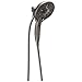 Delta Faucet 5-Spray In2ition 2-in-1 Dual Hand Held Shower Head with Hose, H2Okinetic Handheld Shower Head with Magnetic Docking