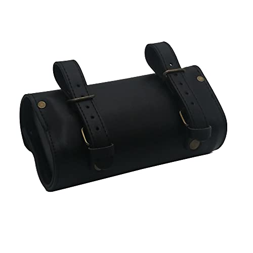 Wuyan W0001-2-3-4-8-9 Bike Handlebar Leather Bags Under Seat Retro Classical Mountain Mtb Road Bike Leather Bag thumb #1