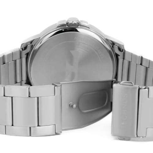 Relógio Masculino Technos Aço Inoxidável Prata Analógico Resistente a Água Original 2315LAT1A