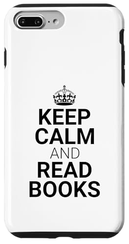 Classic Keep Calm and Read Books - Book Lover Reader Coque pour iPhone 7 Plus/8 Plus