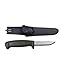 Morakniv Craftline Basic 511 Fixed-Blade Knife with High Carbon Steel Blade and Combi-Sheath, 3.6 Inch