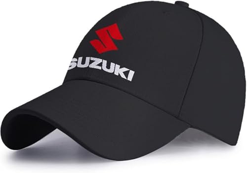 YoQIK 1Casquette de Baseball avec pour Suzuki Logo,Coton Broderie Ajustable Taille Unique Casquette Décontractée,pour Hommes Femmes Sports Loisirs Vêtements Accessoires,A